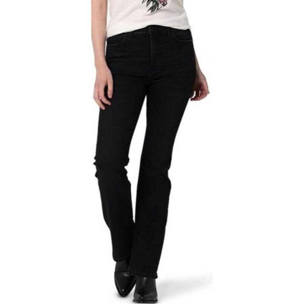 Wrangler Women's High Rise Boot Jeans Black NWT
